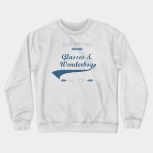 Glasses and Wonderboy (blue) Crewneck Sweatshirt